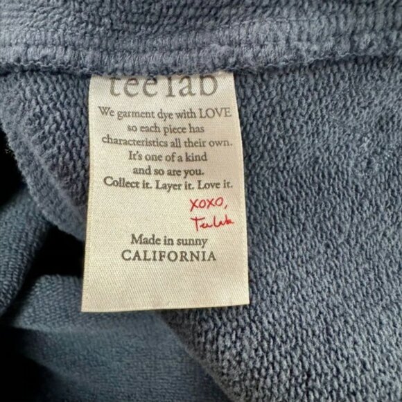 Frank & Eileen Olive Short Sleeve Original Capelet Sweatshirt Navy Blue One Size - Picture 6 of 11